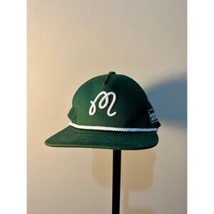 Malbon x The American Express Dark Green Golf Rope Ballcap Snapback Hat